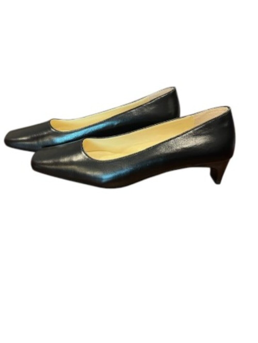 Harve Benard Black Leather Pumps – Women's Size 9.5M – New Without Box
